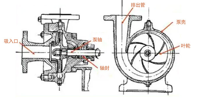 離心泵構造圖